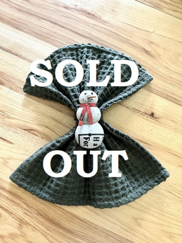 SNOWMAN NAPKIN RING *NEW*